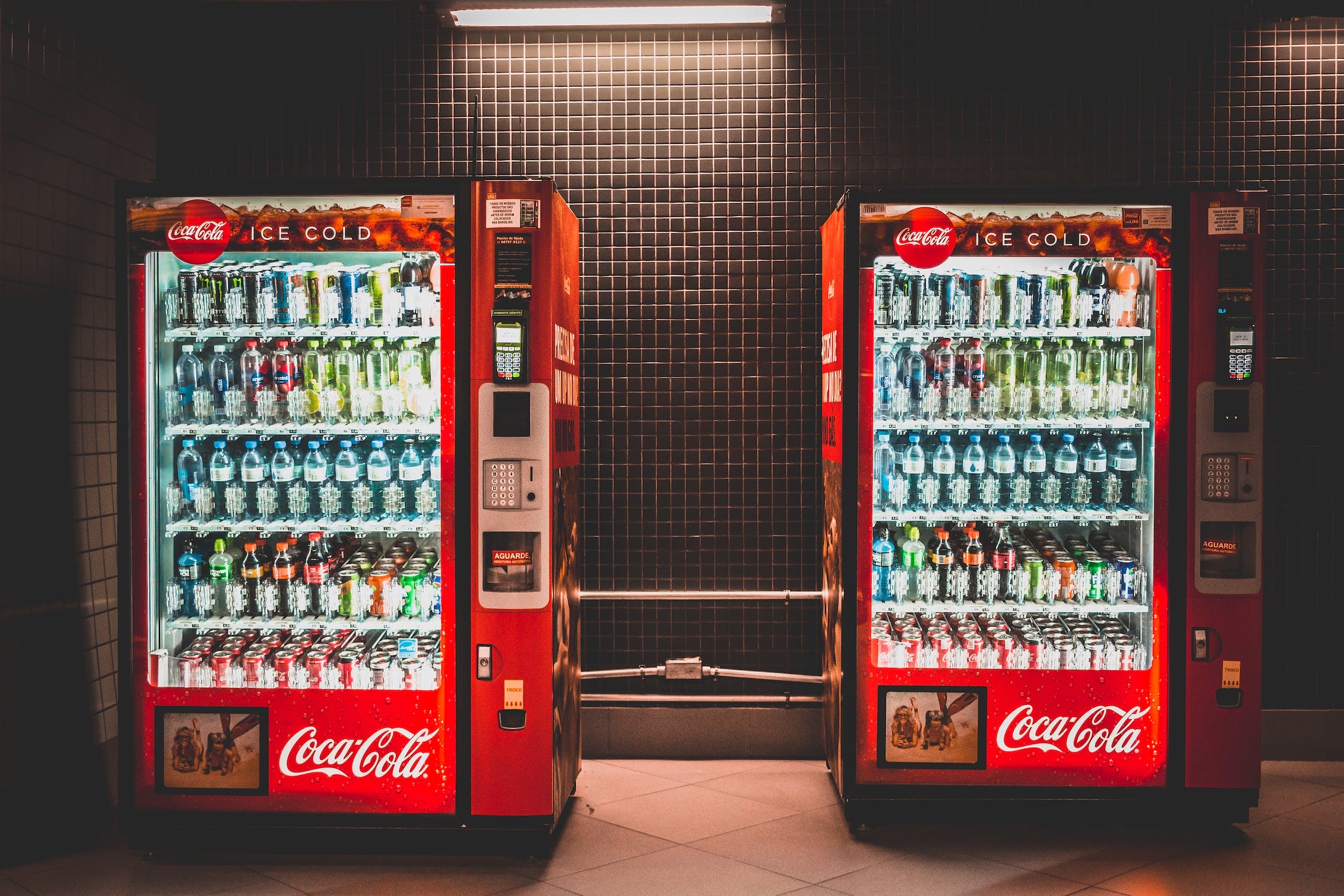Coca-Cola machines.